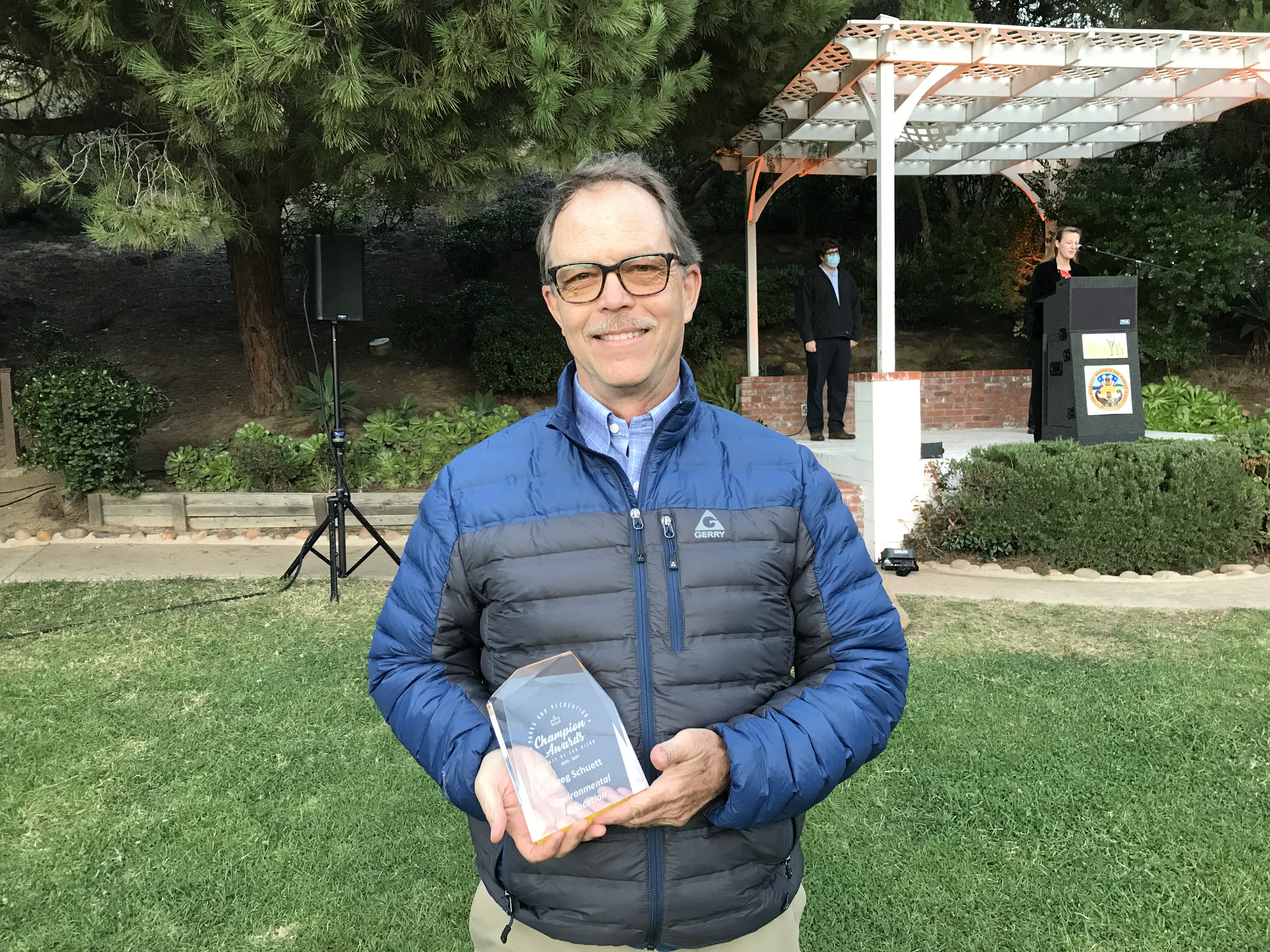 Greg Schuett, Winner of Environmental Advocacy Award